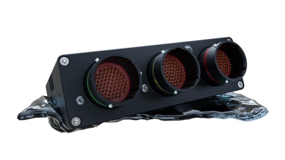 Sport awards logo with images of a Formula 1 car and laptop screen behind