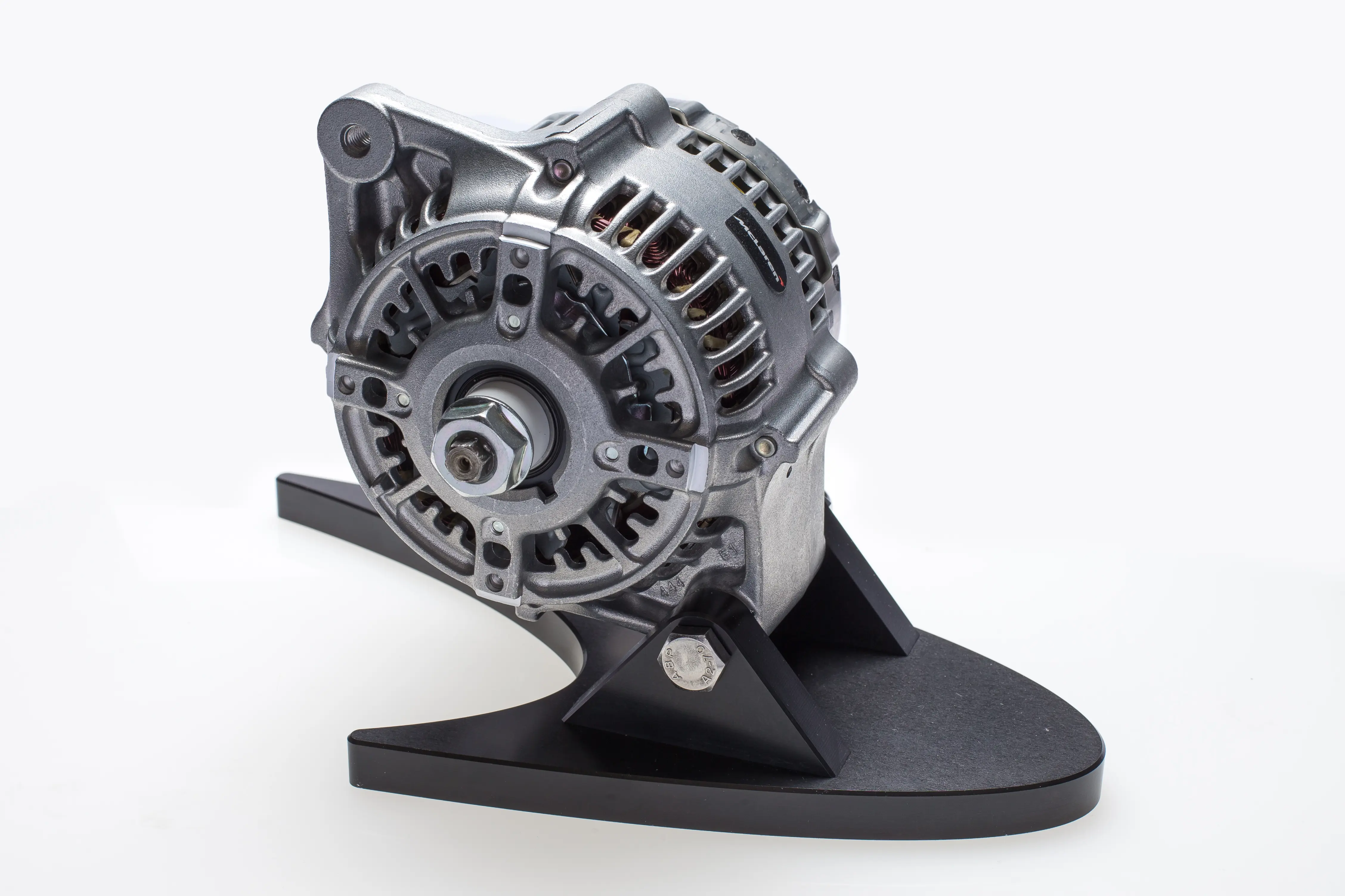 High-output, Motion Applied designed alternators are lightweight have specially wound stator, high-current rectifier diodes with forced-air cooling and CAN-configurable internal regulation options